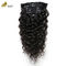 ODM Zwarte Clip In Hair Extensions Diepgolf Snelle Weef Lichte
