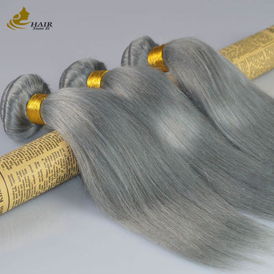 100% Virgin Ombre Human Hair Extensions Invisi Tape grijs