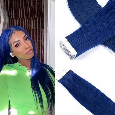 kwaliteit  Tangle Free Invisi Tape In Hair Extensions Colored Soft Silky fabriek