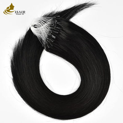 Rechte pre bonded Nano Human Hair Extensions Microrings Extensions OEM