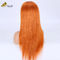 Oranje realistische menselijk haar pruiken Full Lace 27 honing blond 180% Dichtheid