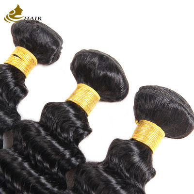 Fabrieksdirecte verkoop Braziliaans maagdelijk menselijk haar 1b Kleur Deep Wave Hair Bundle