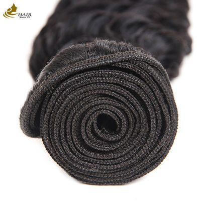 Fabrieksdirecte verkoop Braziliaans maagdelijk menselijk haar 1b Kleur Deep Wave Hair Bundle