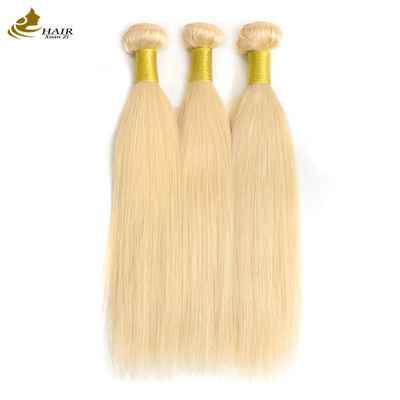 Fabriek direct verkoop Braziliaans maagdelijk menselijk haar 613# Blonde rechte haar bundel