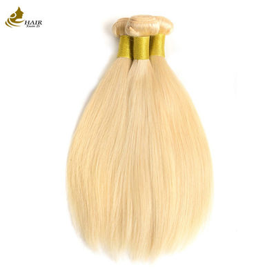 Fabriek direct verkoop Braziliaans maagdelijk menselijk haar 613# Blonde rechte haar bundel