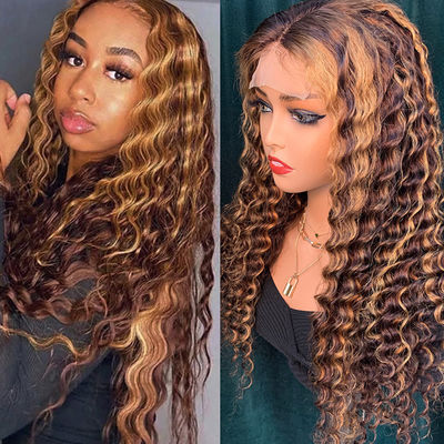 Deep Wave Full Lace Perukjes voor menselijk haar voor een natuurlijke uitstraling