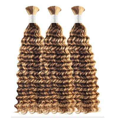 Hoge kwaliteit diverse gekleurde menselijk haar bulk 100% menselijk haar verlengstuk