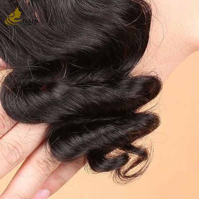 Kleine transparante kant, onbewerkt, 100% natuurlijk menselijk haar, 4x4 kant sluiting