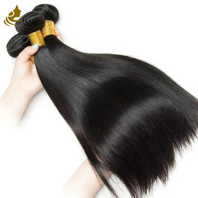 Grade 12A Braziliaans Indiaans 100% Raw Remy Virgin Human Hair Extension Natuurlijk Zwart