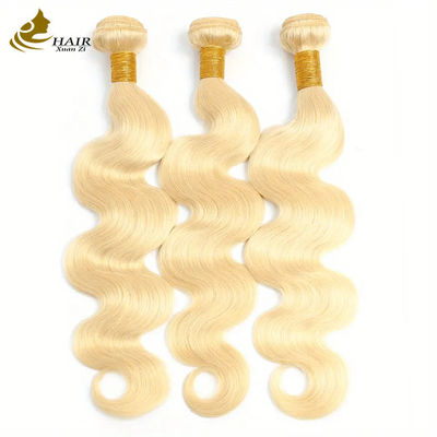 Groothandel Vietnamese maagdelijk menselijk haar 613# Blond gekleurd lichaam Wave haar bundel