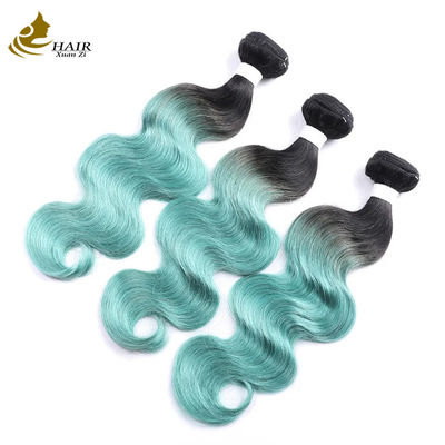 Fabriek rechtstreeks verkoop Vietnamese maagdelijk menselijk haar 1b/blauw gekleurde rechte haarbundel