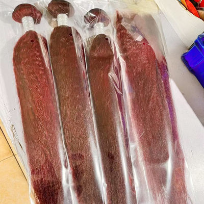 Groothandel Ombre Human Hair Extensions Braziliaanse Kinky Straight Yaki Hair Weave Bundles