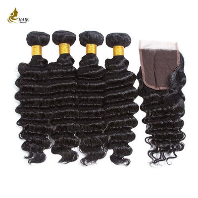Cuticle Aligned Deep Wave Hair Bundles Loose Wave Human Hair Bundles voor natuurlijk en glanzend haar
