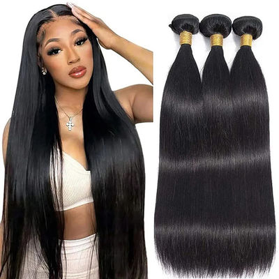 Peruaanse rechte menselijke haarbundel Optioneel Braziliaans haarmateriaal