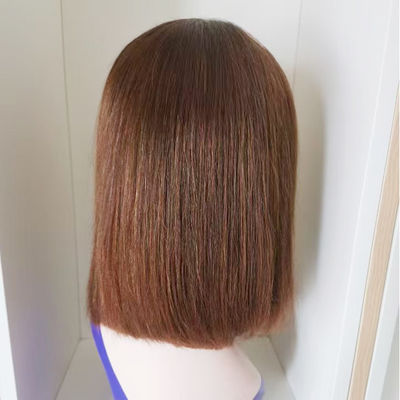 Mode Mensenhaar Bob Perukken Braziliaans Haar Speld Front Perukken