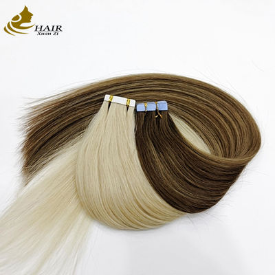 60 Mensenhaar PU Tape Haarverlenging Met Tangle Free Design
