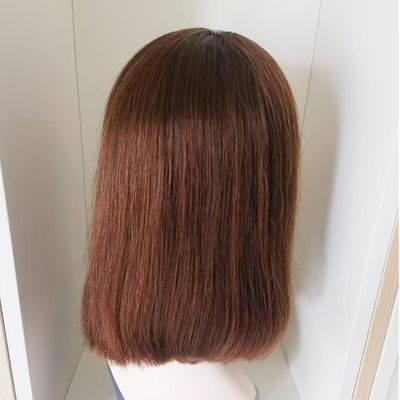 Mode Mensenhaar Bob Perukken Braziliaans Haar Speld Front Perukken