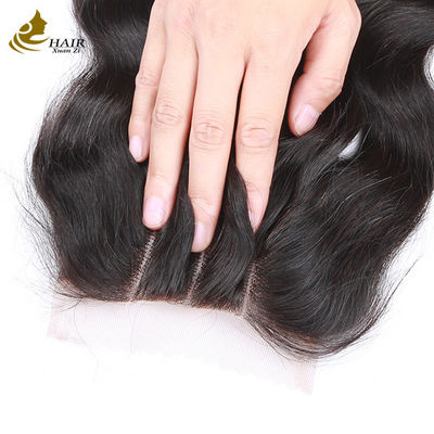 Groothandel Goede kwaliteit Braziliaanse maagdelijke body Wave menselijk haar 4*4 kant sluiting