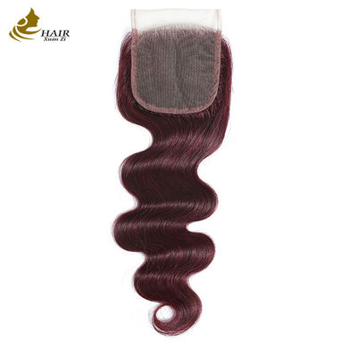 Virgin Ombre 99j Body Wave Mensenhaar Speldsluiting Met Babyhaar