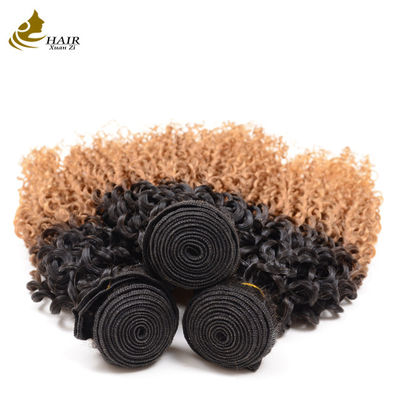100% ongewerkt Braziliaans haar 1b/27# Kleur Groothandel maagdelijk menselijk haar bundels