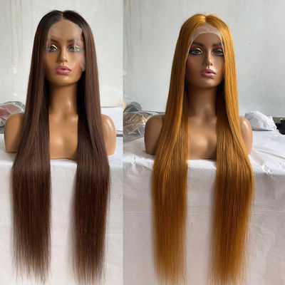 Groothandel Peruk voor menselijk haar 13X4 Transparante kant Frontale Pre Plucked Hair Peruk
