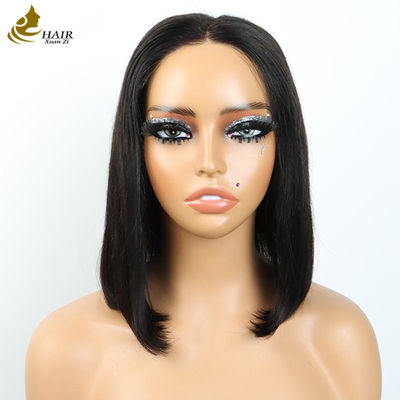 Vrouwelijk Braziliaans Haar Strakke zijde top Full Lace pruiken voor vrouwen Mensenhaar
