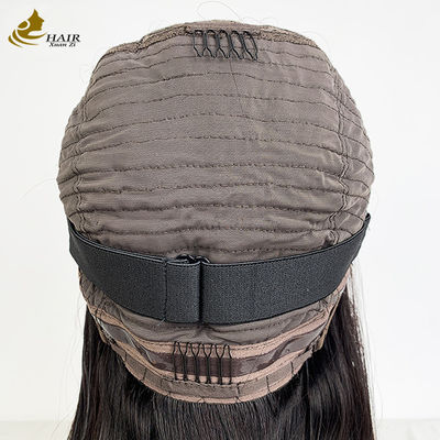 Vrouwelijk Braziliaans Haar Strakke zijde top Full Lace pruiken voor vrouwen Mensenhaar