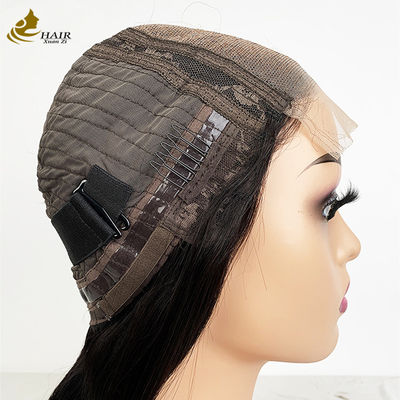 Vrouwelijk Braziliaans Haar Strakke zijde top Full Lace pruiken voor vrouwen Mensenhaar