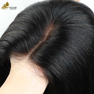 Vrouwelijk Braziliaans Haar Strakke zijde top Full Lace pruiken voor vrouwen Mensenhaar