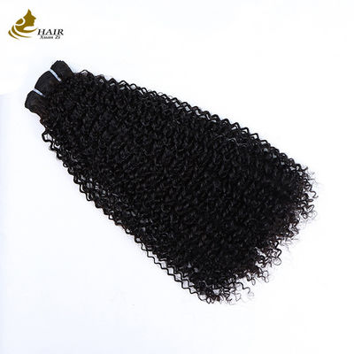 Fabriekscuticule uitgelijnd rauw Vietnamese 100% maagdelijke dubbele getrokken Afro krullend menselijk haar bundel