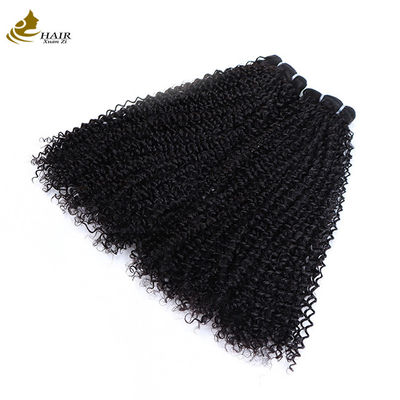 Fabriekscuticule uitgelijnd rauw Vietnamese 100% maagdelijke dubbele getrokken Afro krullend menselijk haar bundel