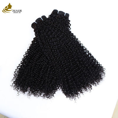 Fabriekscuticule uitgelijnd rauw Vietnamese 100% maagdelijke dubbele getrokken Afro krullend menselijk haar bundel