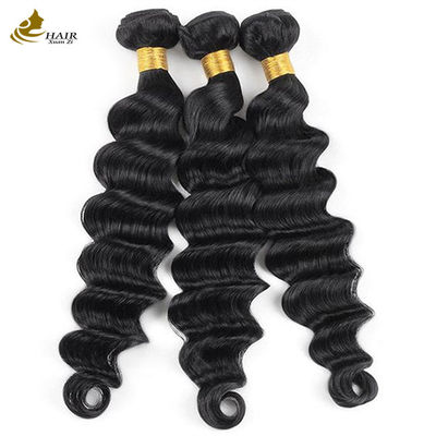 Tangle Free Gradient Deep Wave Virgin Human Hair Bundles Extensies