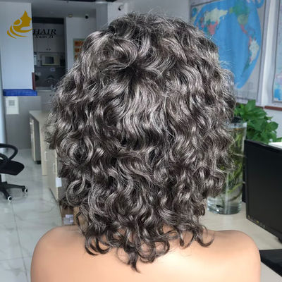 Gepersonaliseerde Gery 5*5 HD Body Wave Kleefloze zijde top Full Lace Wig