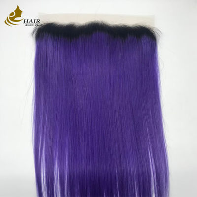 50-120g 13X6 Zwitserse kant Braziliaanse 100% maagdelijk menselijk haar rechte kant sluiting