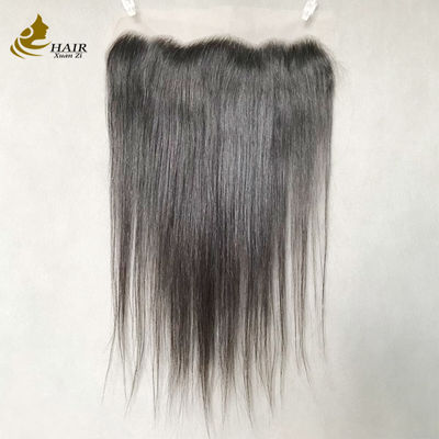 Natuurlijk Zwart Steil 13x4 HD Lace Menselijk Haar Lace Sluiting