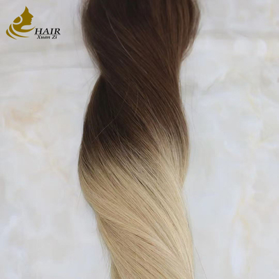 Populaire huidweefsel Recht 100% Remy Mensenhaar Tape Haarverlengingen Cuticle Aligned Virgin Hair