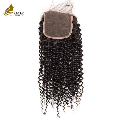 18 inch Raw Virgin Human Hair Weft Bundles Kinky 1B Natuurlijk Zwart