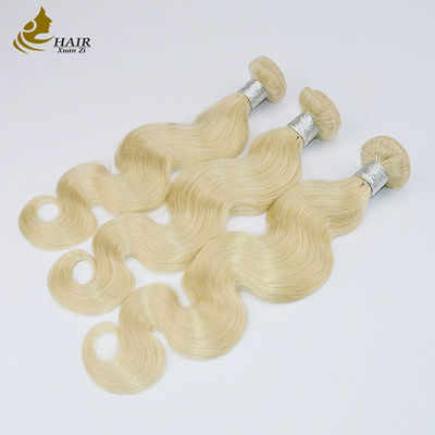 100% Menselijk, met de cuticula uitgelijnde body wave 613 Virgin Ombre Human Hair Extensions Bundels