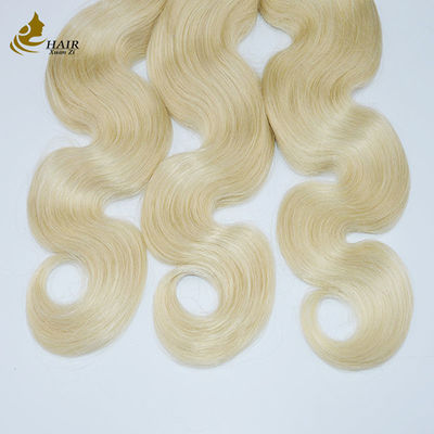 100% Menselijk, met de cuticula uitgelijnde body wave 613 Virgin Ombre Human Hair Extensions Bundels