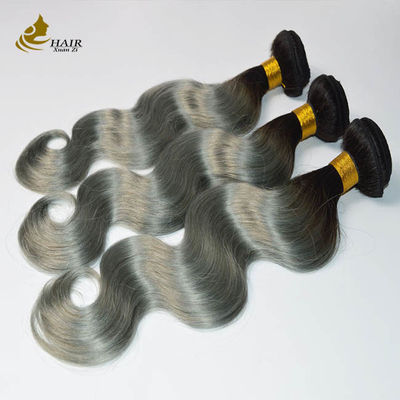 Custom Braziliaanse Ombre haar 24 inch haar extensies bundels Weave