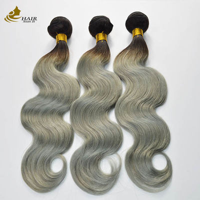 Custom Braziliaanse Ombre haar 24 inch haar extensies bundels Weave