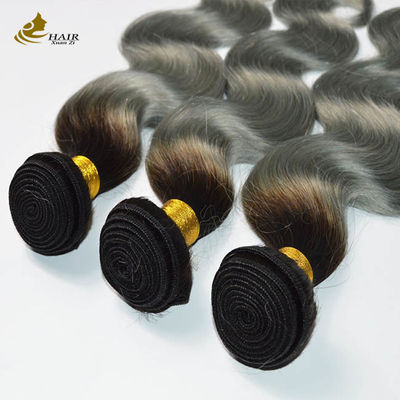 Custom Braziliaanse Ombre haar 24 inch haar extensies bundels Weave