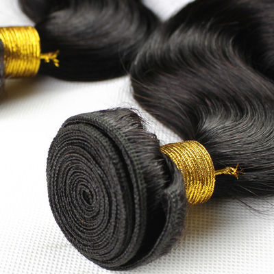 Aangepaste Virgin Human Hair Weft Body Wave Bundels Met Sluiting