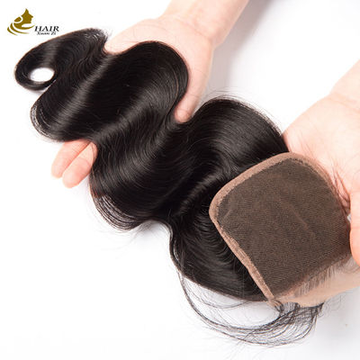 Oem Remy Human Hair Extensions Bundels Weft Raw Body Wave Hair Bundels met sluiting