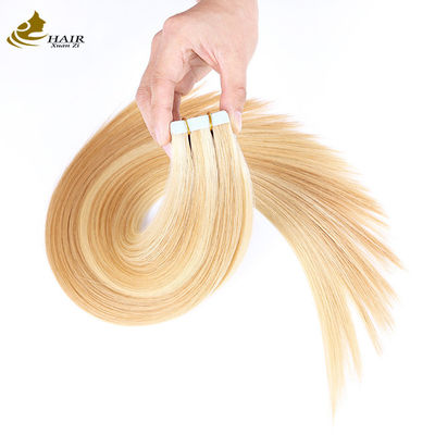 Geel gekleurd menselijk golvend haar Uitbreidingen Natuurlijke look and feel