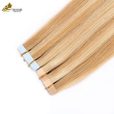 Geel gekleurd menselijk golvend haar Uitbreidingen Natuurlijke look and feel