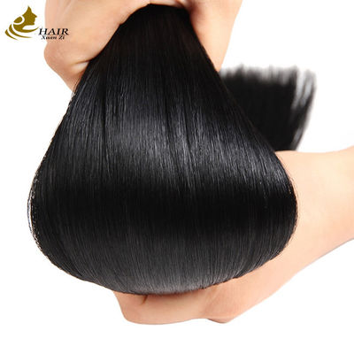 Zwarte onzichtbare band in haarverlengingen eenzijdige 100g maagdelijke menselijke haarverlengingen