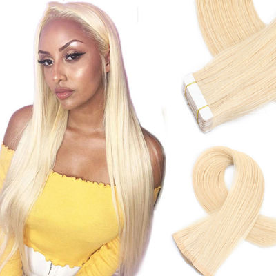 Blonde Mini Tape In Hair Extensions Voor Rauw Indisch Haar Odm