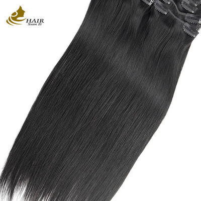 Braziliaans Lang Geregeld Haar Woven Zwart Auburn Mensenhaar Bundels Clip In